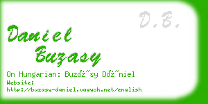 daniel buzasy business card